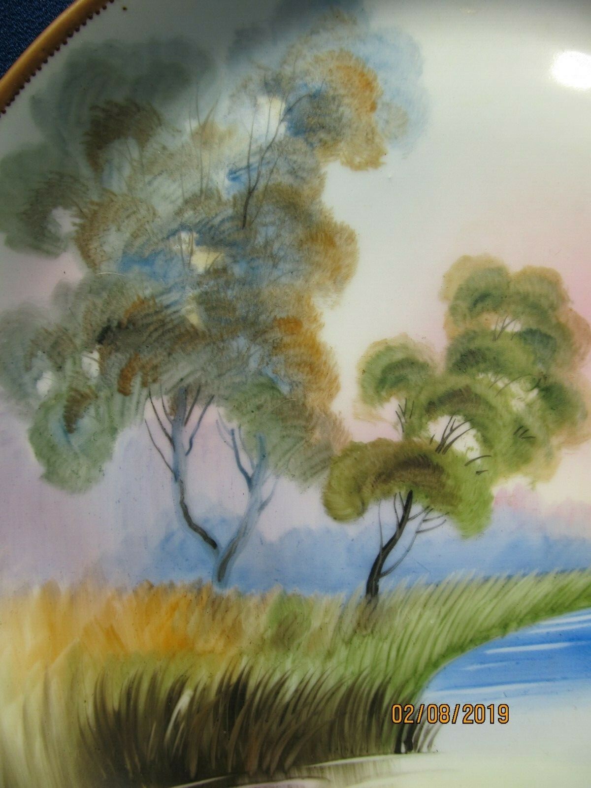 Hand Painted Nippon China Serving Plate