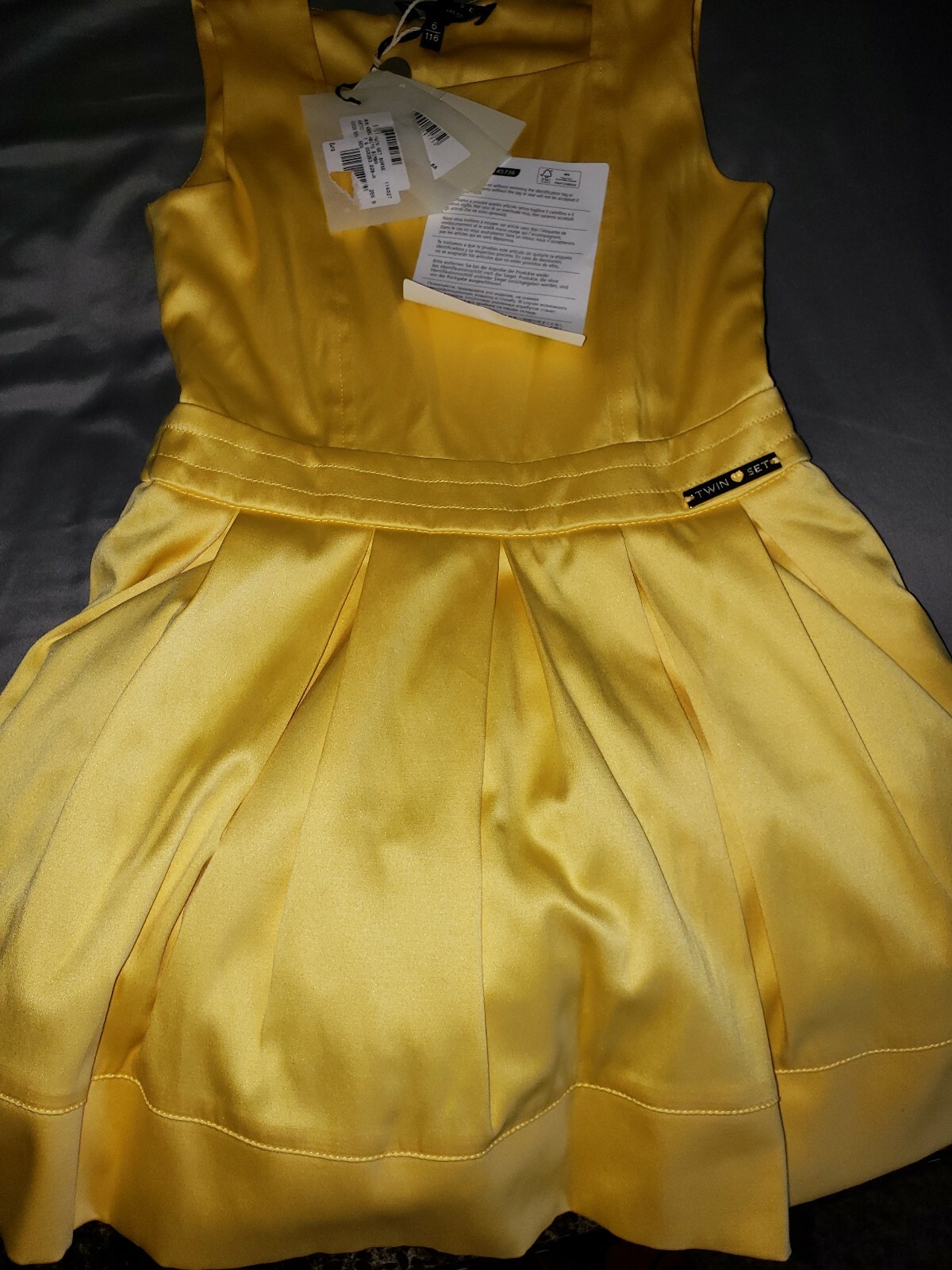 yellow dress size 6