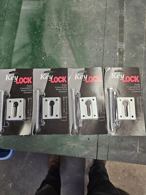 4 Pack LJ-3005 Key Lock Newel Post Fastner