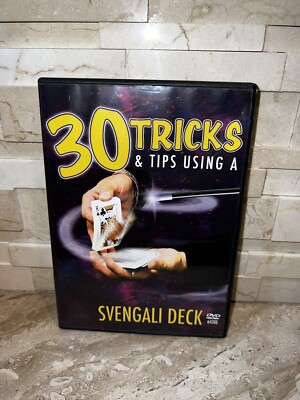 30 Magic Tricks and Tips DVD with Svengali Card Deck