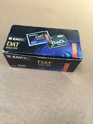 EMTEC DAT Master Digital Audio Tape 34 Min Lot Of 9 SEALED NEW