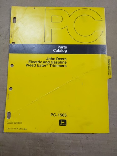 Trimmers Parts Catalog, Pc-1565