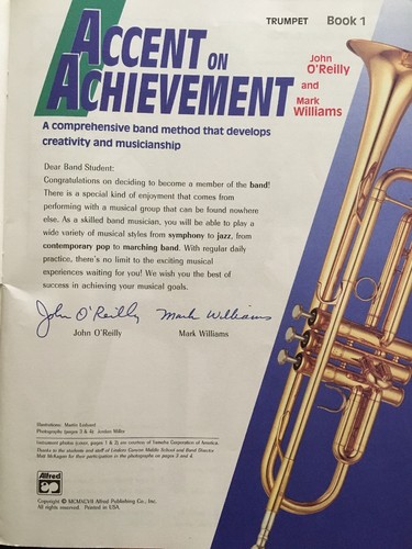 Accent on Achievement Bb Trumpet Book 1 (including CD) - New