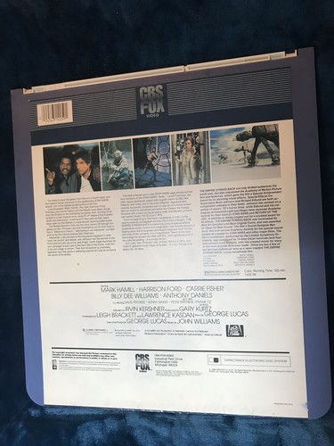 Vintage CED RCA Video Disc ~ Star Wars ~ Episode IV & V