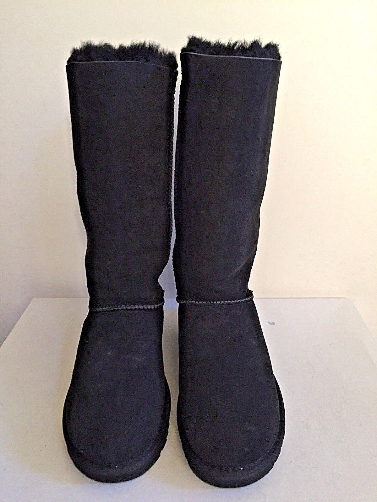 Pre-owned Ugg Classic Tall Amelie Swarovski Crystal Black Boots Us 5 / Eu 36 / Uk 3.5