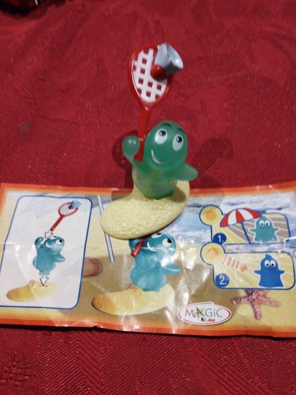 Kinder  Surprise FantÃ´Me Sport De Plage   De019  +  Bpz  