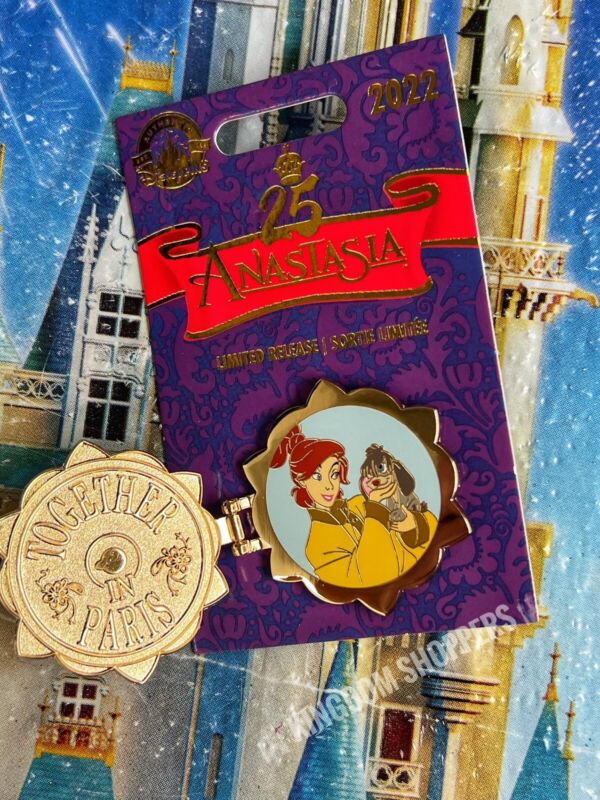 2022 Disney Parks Pin Princess Anastasia 25th Anniversary Hinged LR