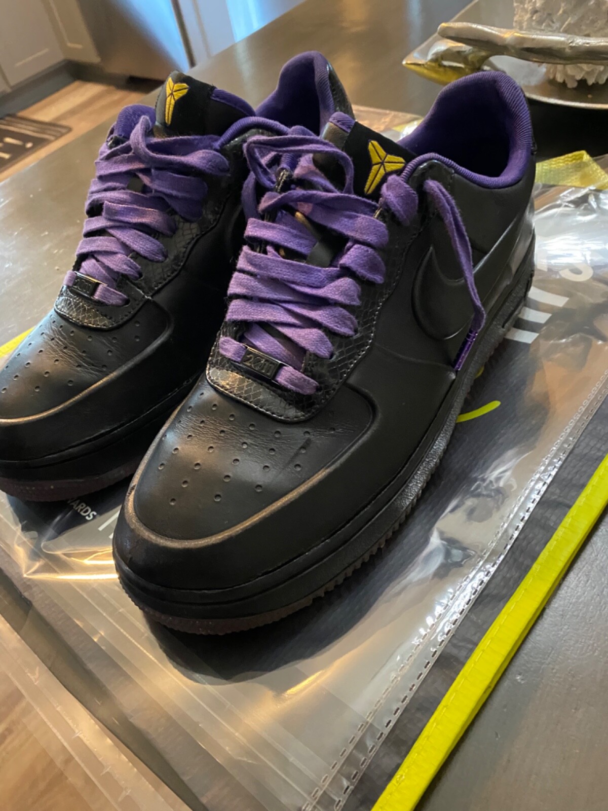SUPREME NIKE AIR FORCE 1 LOW 9.5 美品 Size 9.5 - Nike Supreme x Air Force 1 Low Box Logo - Baroque