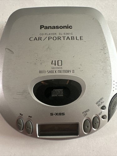 Panasonic SL-S361C Car/Portable CD Player S-XBS 40 Seconds Anti-Skip Tested