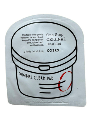 COSRX One Step Original Clear Pad Facial Toner Sample - 0.16 oz - Ex: 6/25