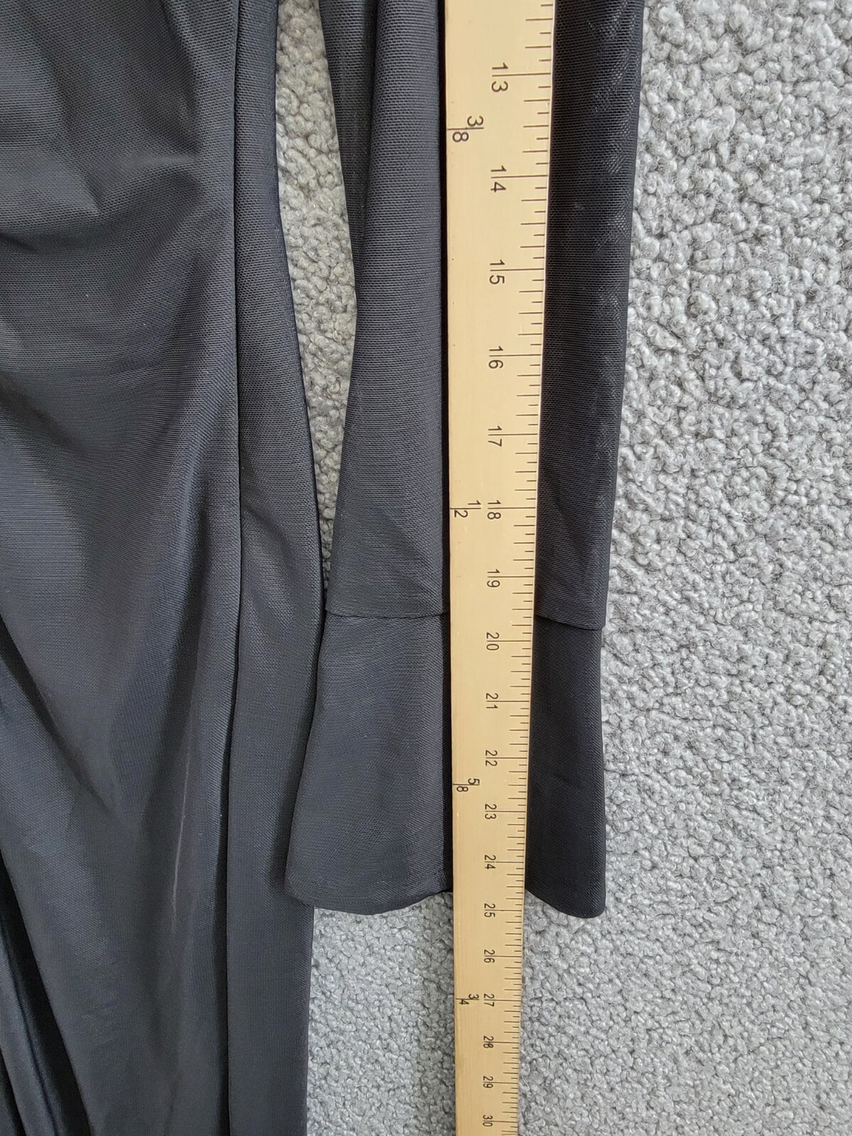 DKNY Collared Mesh-Sleeve Button-Up Shirtdress Women's 2 Black Button/Zip L/S - Picture 5 of 17