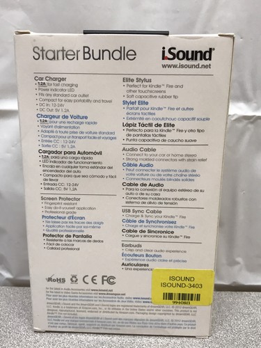 i.Sound Starter Bundle 6 Essential Items for Kindle Fire (isound-3403)