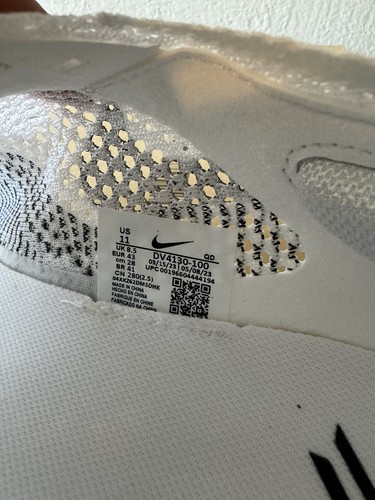 Pre-owned Nike Zoomx Vaporfly Next% 3 ‘white Particle Gray' Dv4130-100 W 11 | M 9.5 No-lid