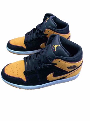Nike Air Jordan 1 Mid SE Fat Tongue Vivid Orange FJ4923-008 Men s Size 12.5
