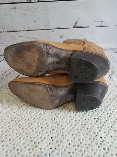 Vtg Womens Sanders Butterlfy Cowboy Boots 9.5 B