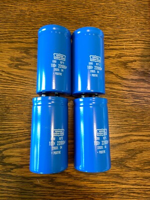 4 New 22000 uf 100v Chemi-Con Capacitors Sansui G-22000 Main Filter EXACT FIT