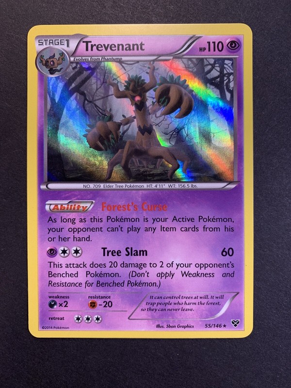 Trevenant Pokemon Cards Find Pokemon Card Pictures With Our Database 