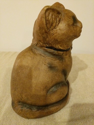 The Stone Bunny Inc Cat Indoor Outdoor Resin Statue 1996 Collection Vintage