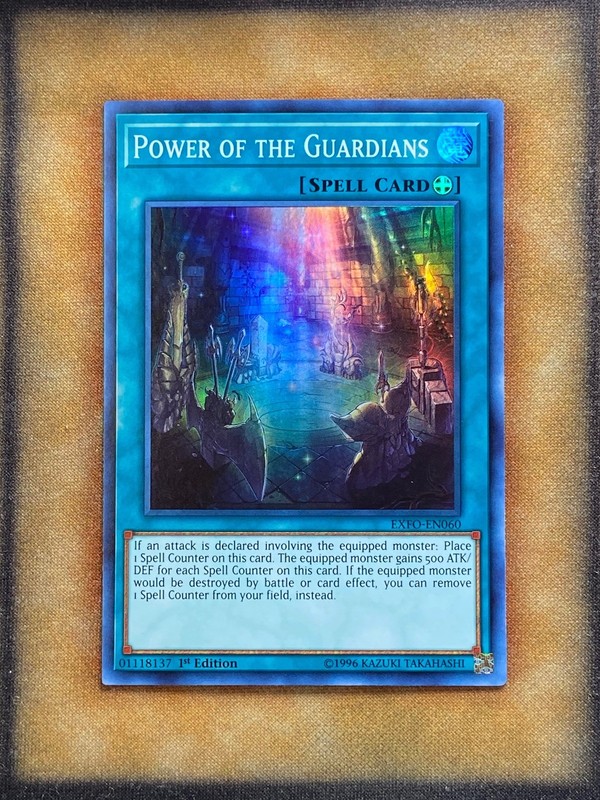 EXFO-EN060 Power of the Guardians Super Rare 1st Edition Mint YuGiOh Card
