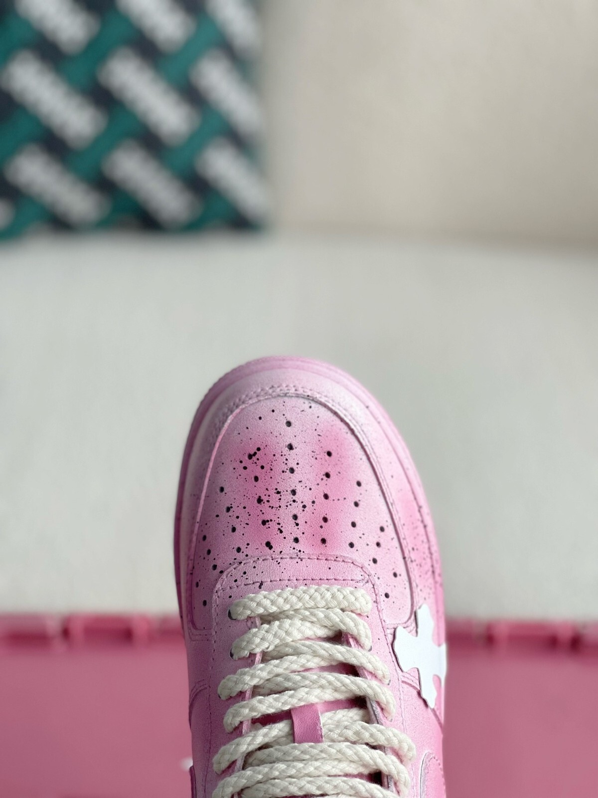 Pre-owned Nike Chrome Heart X Barbie Pink Air Force 1's, Custom Shoes