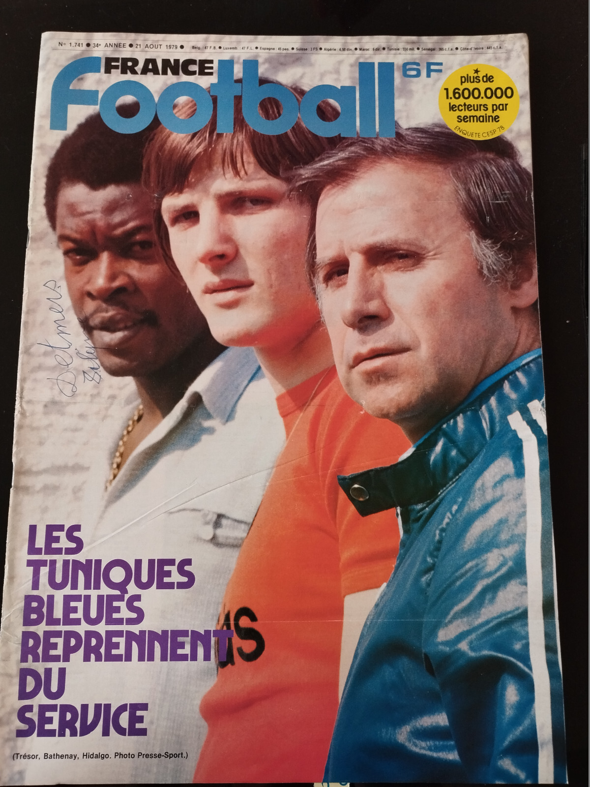 France Football Du 13/03/1979 - Platini, Bjekovic, Revelli - édition Originale