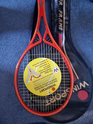 Winsport ROSSO open Throat collectable vintage tennis racquet