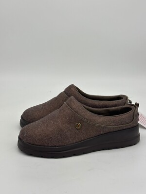 Bobs From Skechers Shoes Womens 9 Brown Faux Fur Lined Clogs Slip On Ladies NEW