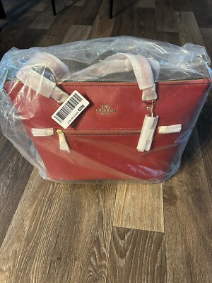 nwt coach 1941 slim trifold wallet 57197 in peony glovetanned leather 174707991664