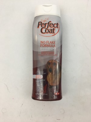 PET 8 in 1  Perfect Coat No Flake Shampoo - Cherry Vanilla Scent - 16 oz.