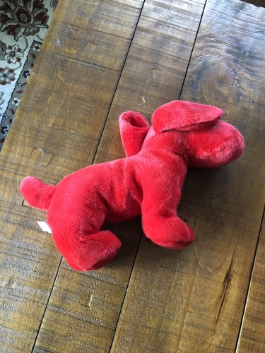 Ty BEANIE BUDDIES ROVER The RED DOG Stuffed Animal PLUSH PUPPY