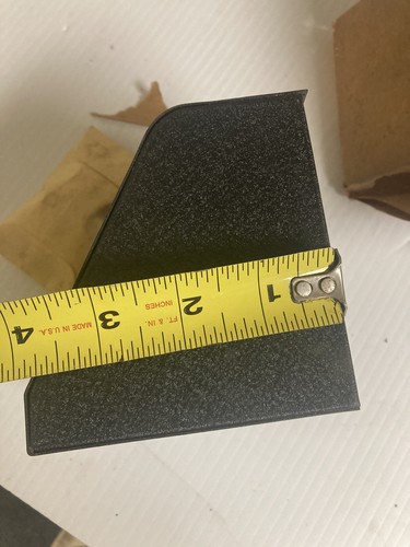 BUD CASE FOR 2 INCH METER - NOS - BLACK CRACKLE FROM HAM RADIO ESTATE FOR VOLTS