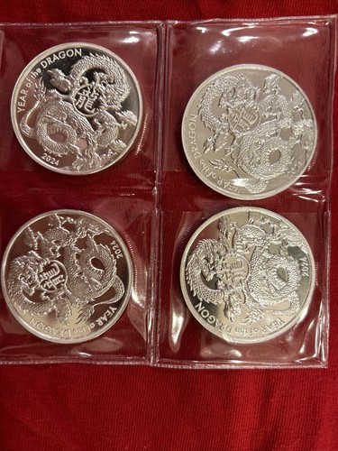 純銀1オンス ASAHI　龍年 1 oz Asahi Dragon Silver Round (New) l JM Bullion™