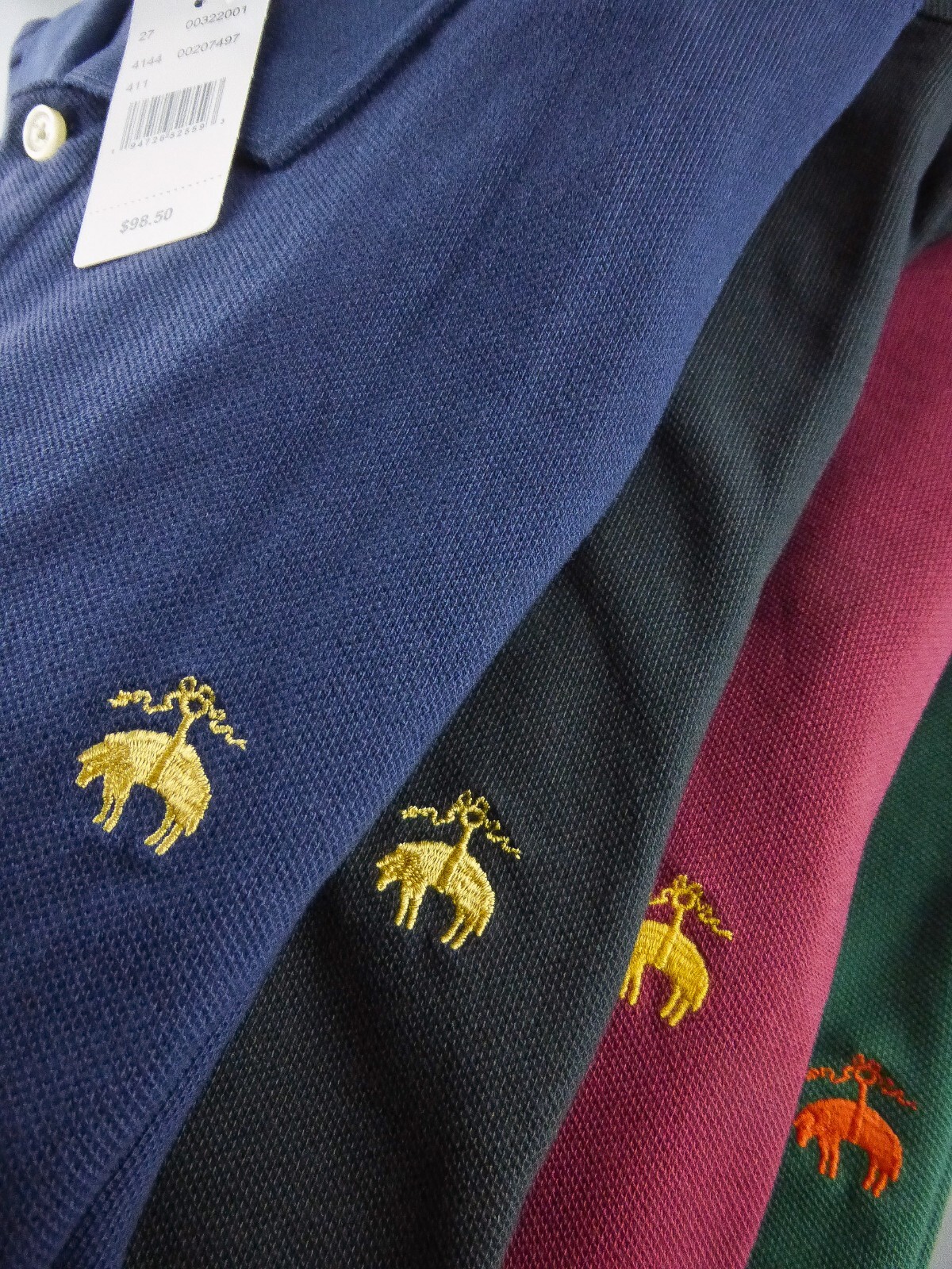 BROOKS BROTHERS LONG SLEEVE POLO SHIRT Men's ~ ORIGINAL Fit New $98 | eBay