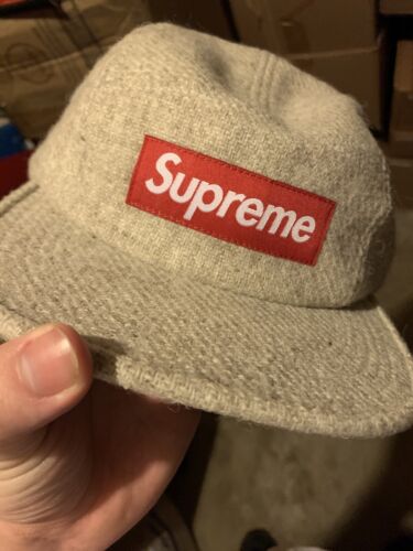 Supreme New York Vintage NY Camp Cap Harris Tweed FW15 Brand Supreme New York Vintage NY Camp Cap Harris Tweed FW15 Brand