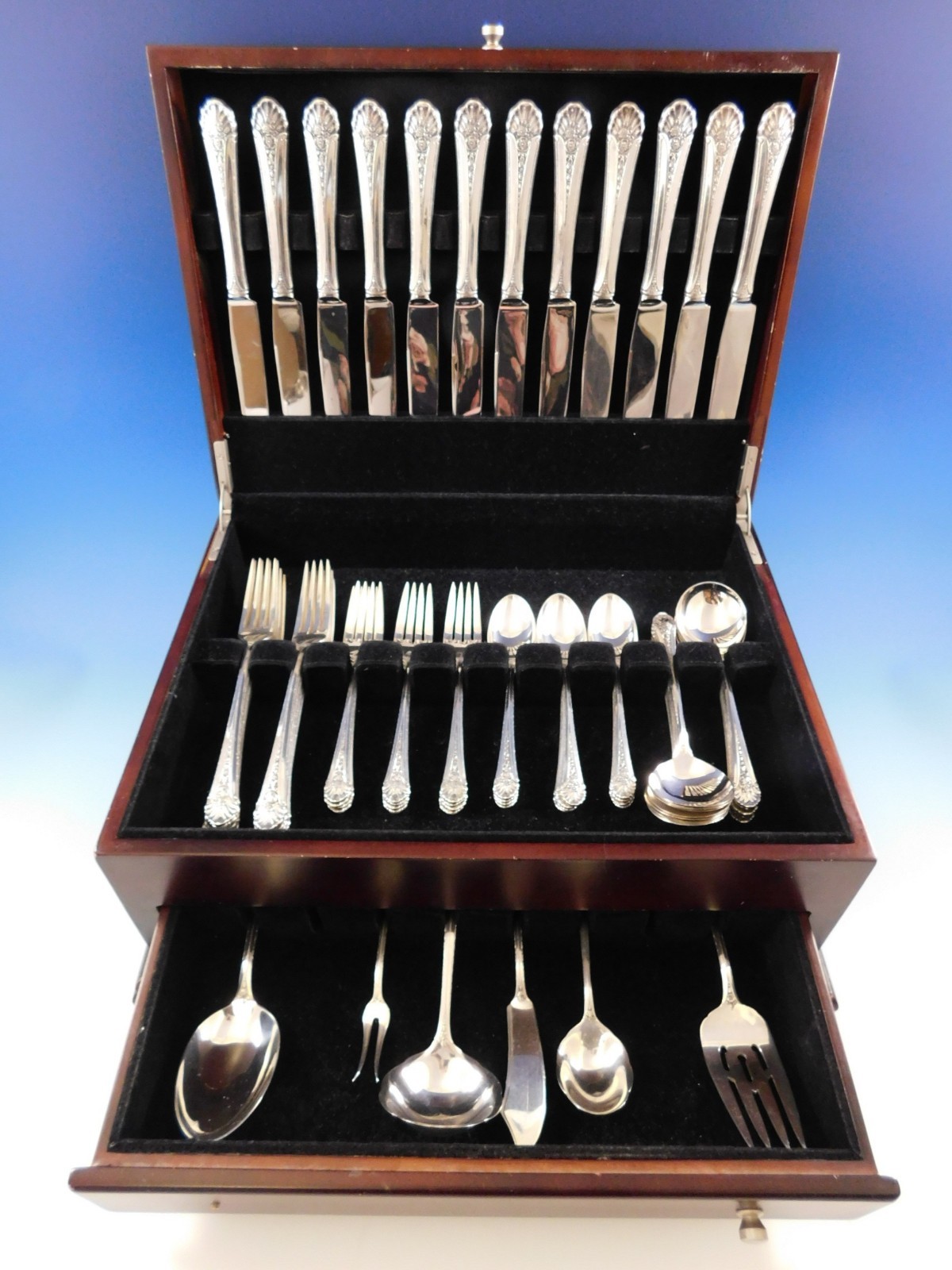 Royal Windsor by Towle Sterling Silver Flatware Service 12 Dinner Set