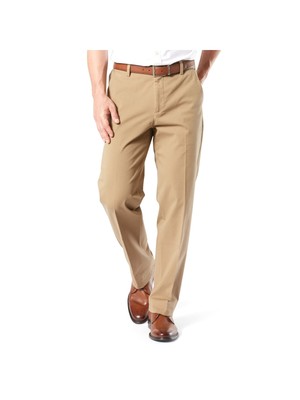 

DOCKERS Мужские рабочие бежевые брюки классического кроя из смесового хлопка W30/L30, Бежевый, 399830001