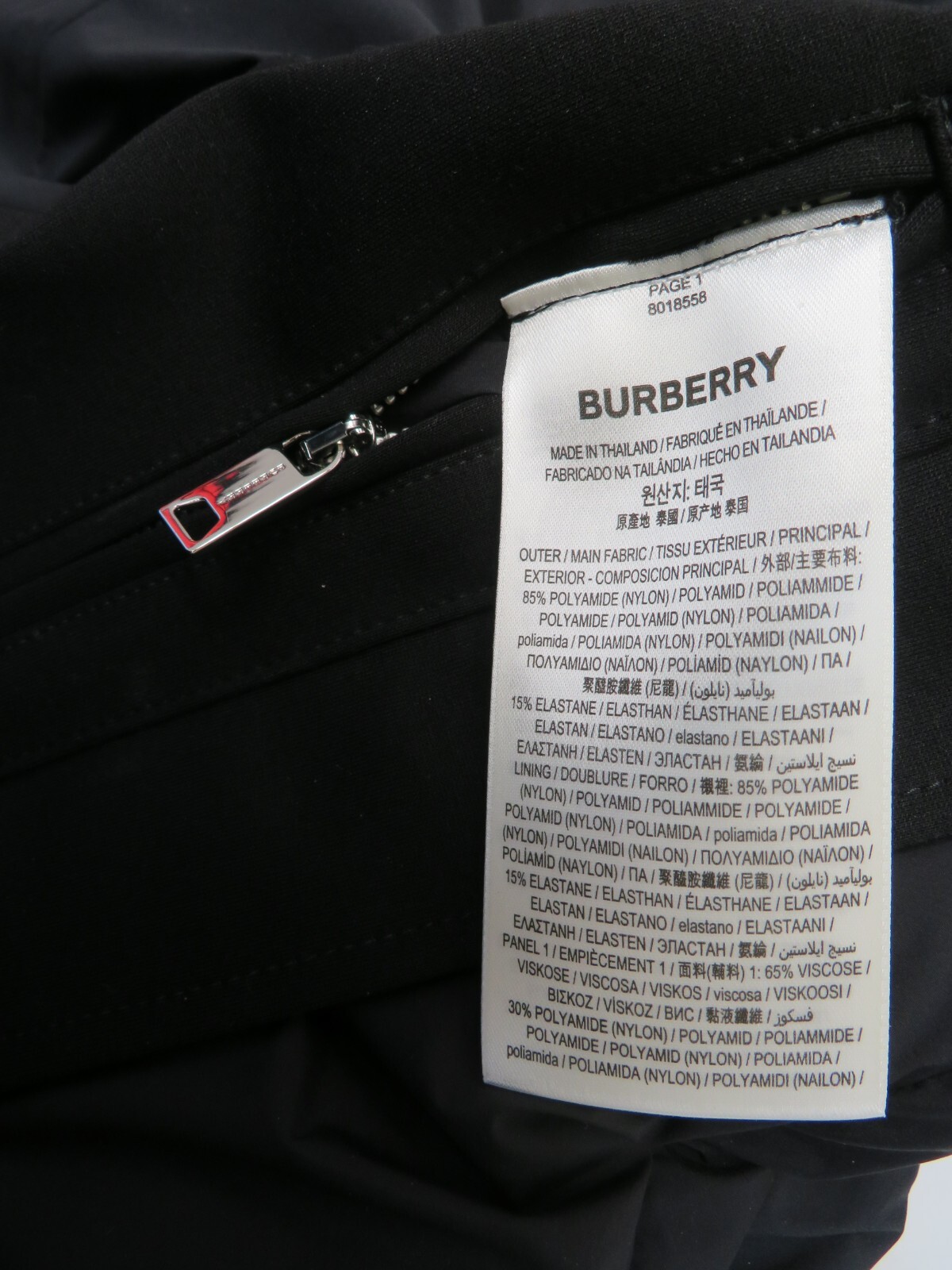 Pre-owned Burberry $1350  Newbridge Black Hooded Quilted Down Short Parka Puffer Coat S
