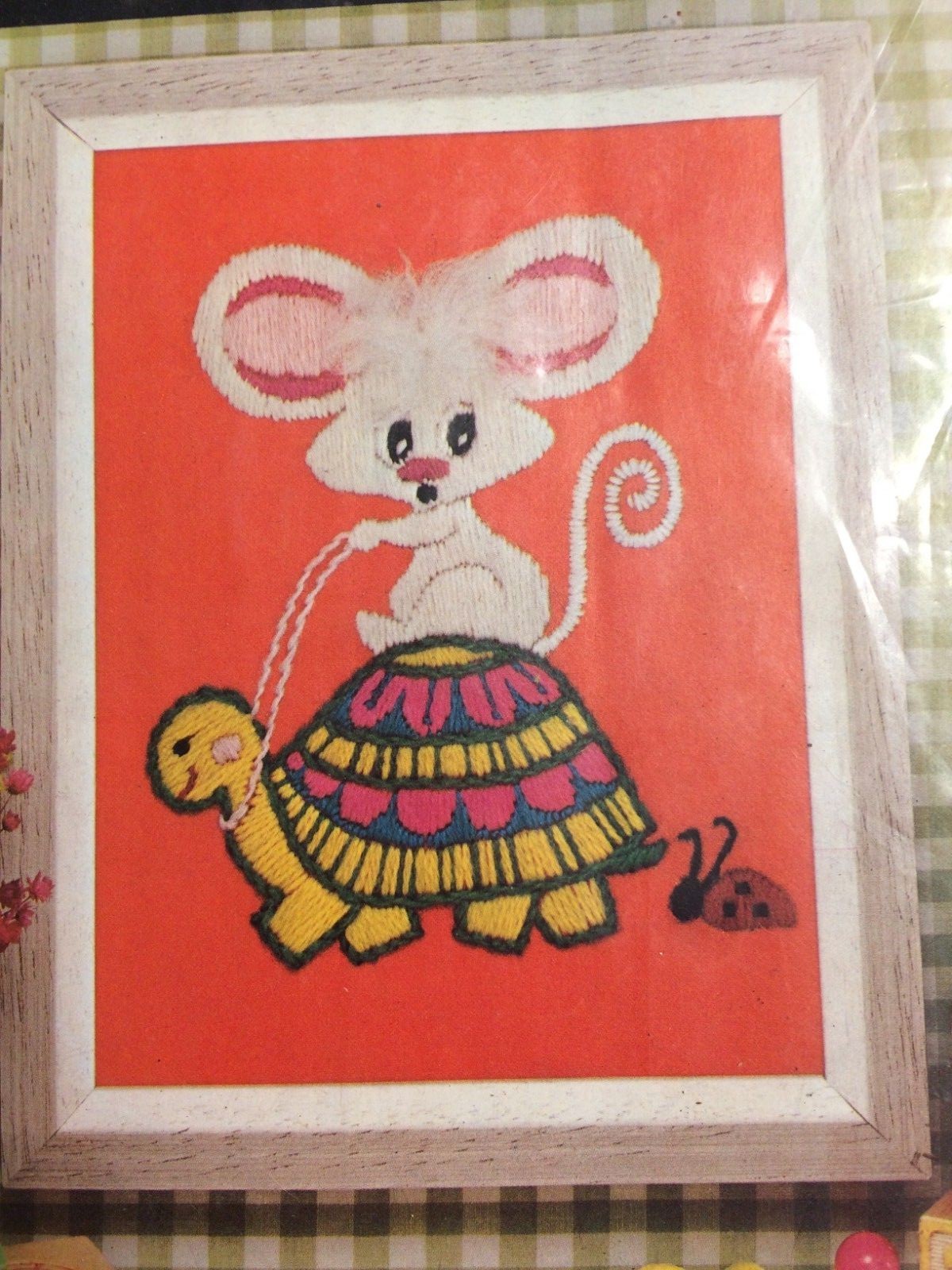 Avon Creative Needlecraft Crewel Embroidery Kit Pals on Parade 1974 Vintage