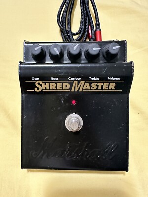 Marshall England Shred-Master Electric Guitar Distortion Effect Pedal 1990s