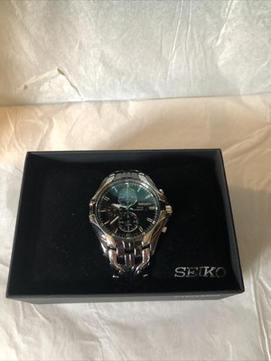 Seiko Solar Men's Black Watch - SSC139