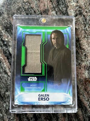 Topps Star Wars Battle Plans 2021 Galen Erso Sourced Fabric Relic Card /99 