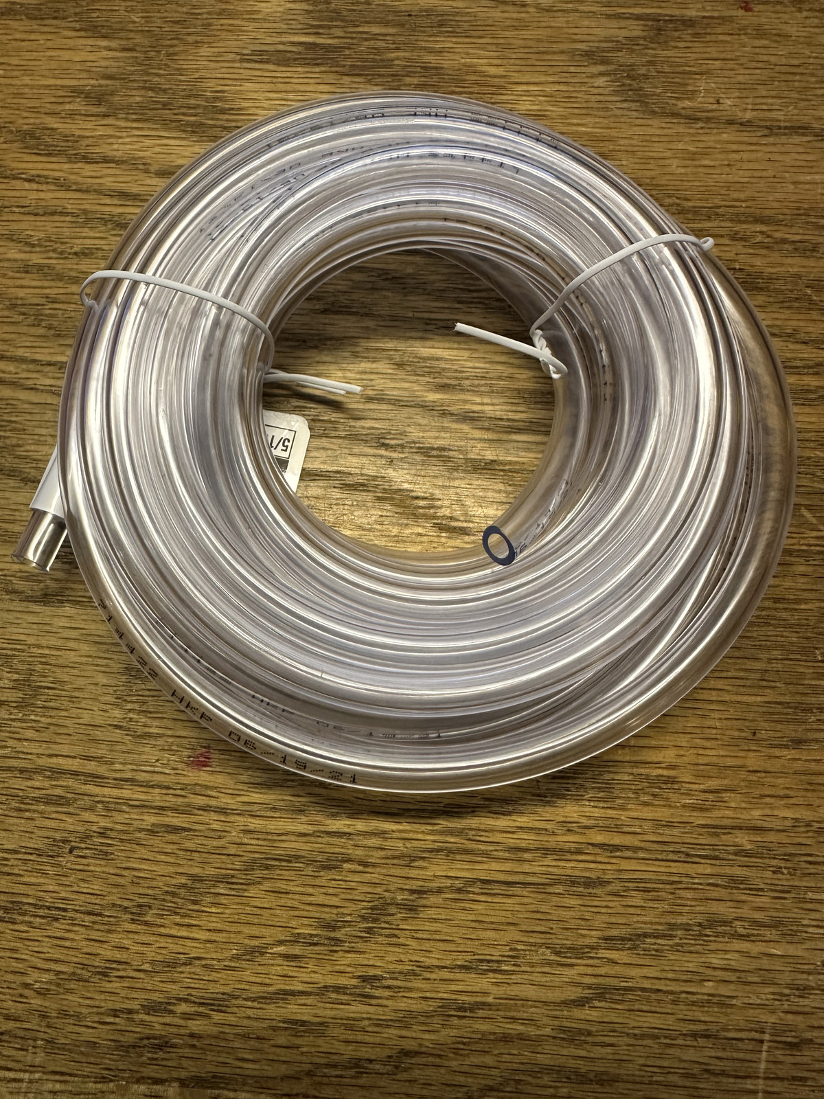 Everbilt Clear PVC Vinyl Tubing 3/16 in ID x 5/16 in OD 20 ft FDA Food
