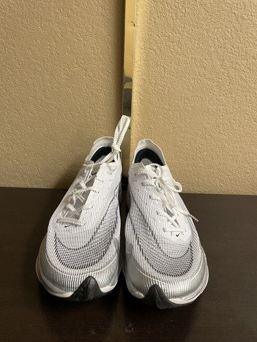 新品Nike ZOOMX VAPORFLY NEXT% 2 CU4111 100 Nike ZoomX Vaporfly Next% 2 White Silver Running Shoes Men's