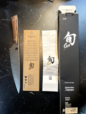 Shun Kanso 8'' Cook's / Chef's Knife - Free Shipping