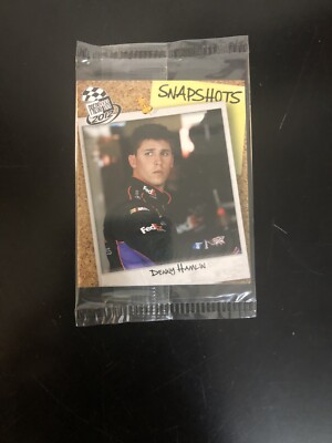 Denny Hamlin 2.5''x3'' pack of 2 SEALED trading cards  Press Pass 2012 Snaphsots