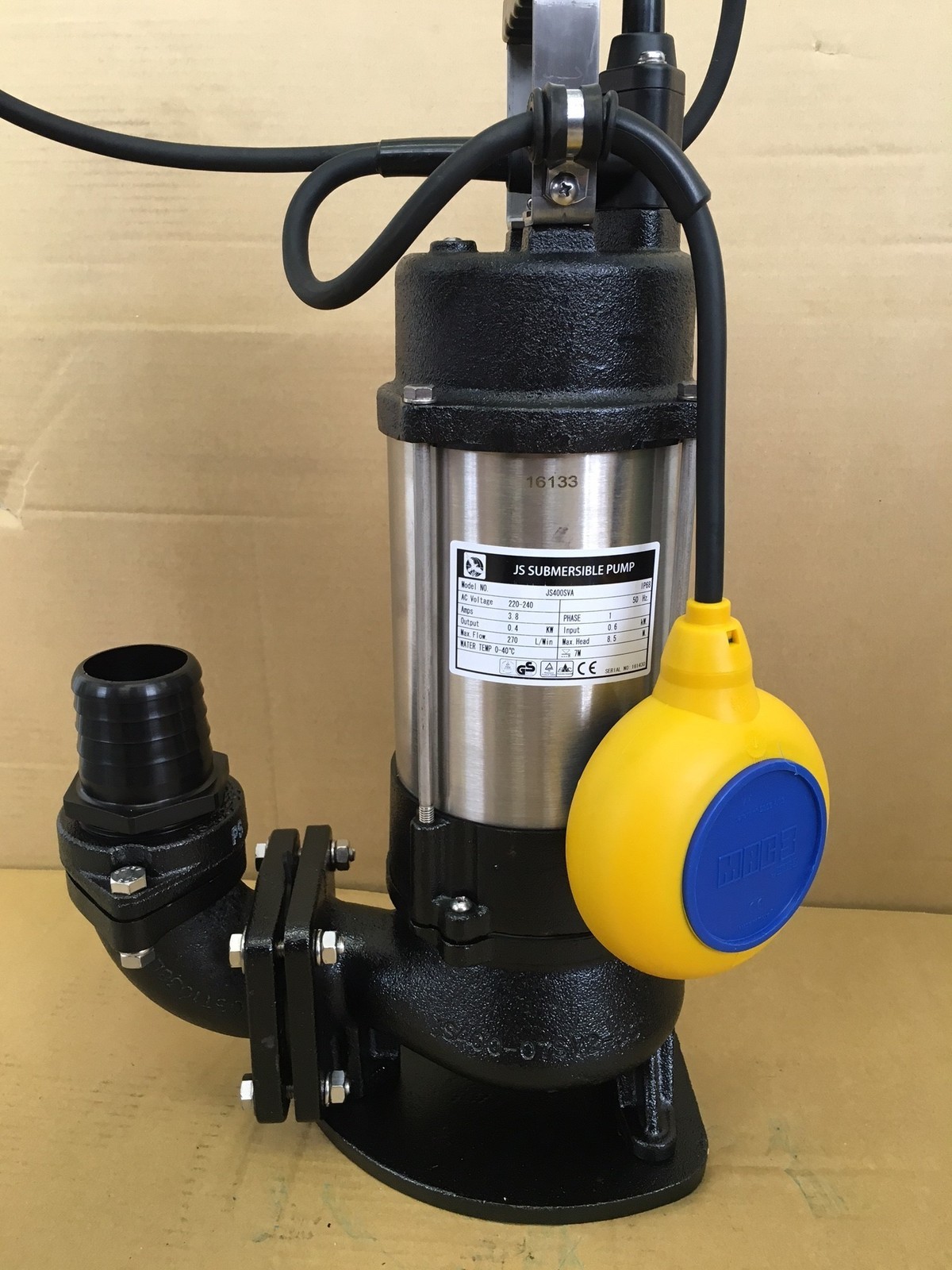 2" Heavy duty Submersible sewage sump pump slurry, wastewater cesspit