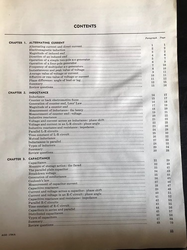 US Army Electrical Fundamentals Educational Booklets