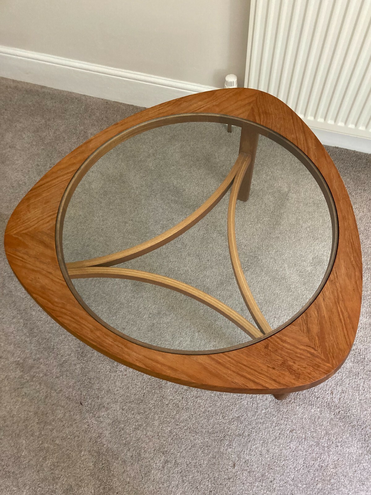 貴重 UK Vintage NATHAN Glass Nest Table 貴重 UK Vintage NATHAN Glass Nest Table