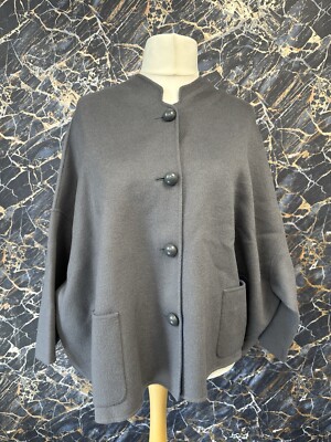 Emporio Armani Cashmere Blend Cape Ladies Grey All Sizes #REF1A