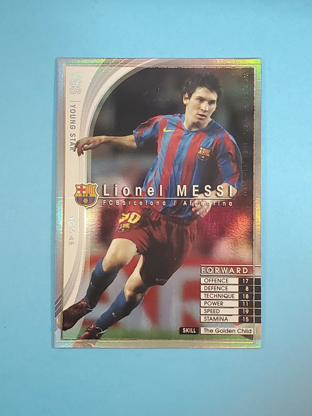 2006-07 Panini WCCF #YGS5 Young Star Lionel Messi FC 2006-07 Panini WCCF #YGS5 Young Star Lionel Messi FC